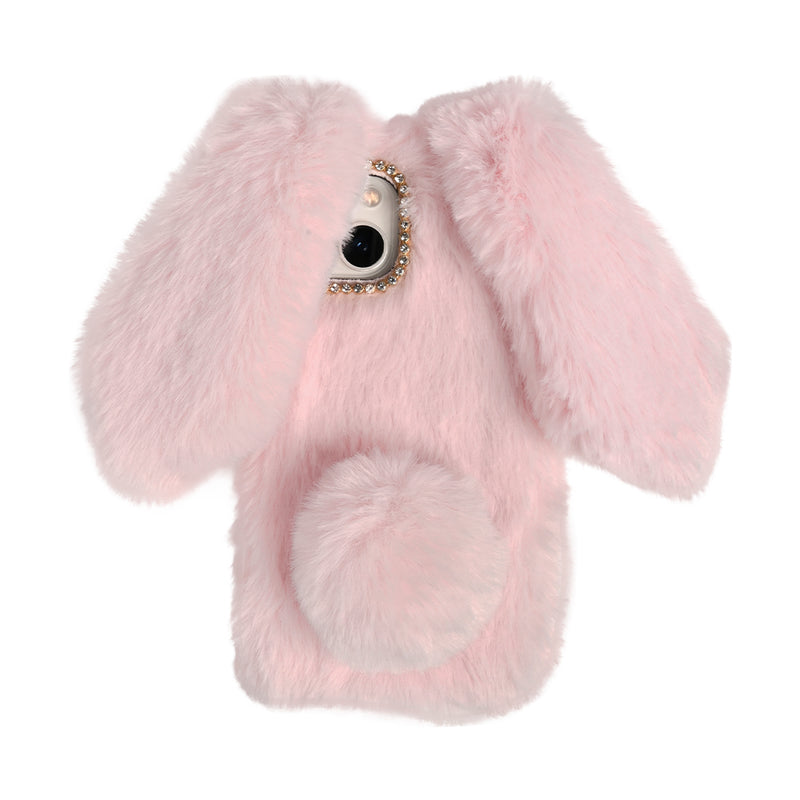 [iPhone 16/15/14/13専用]ファースマホケース(ラビット)