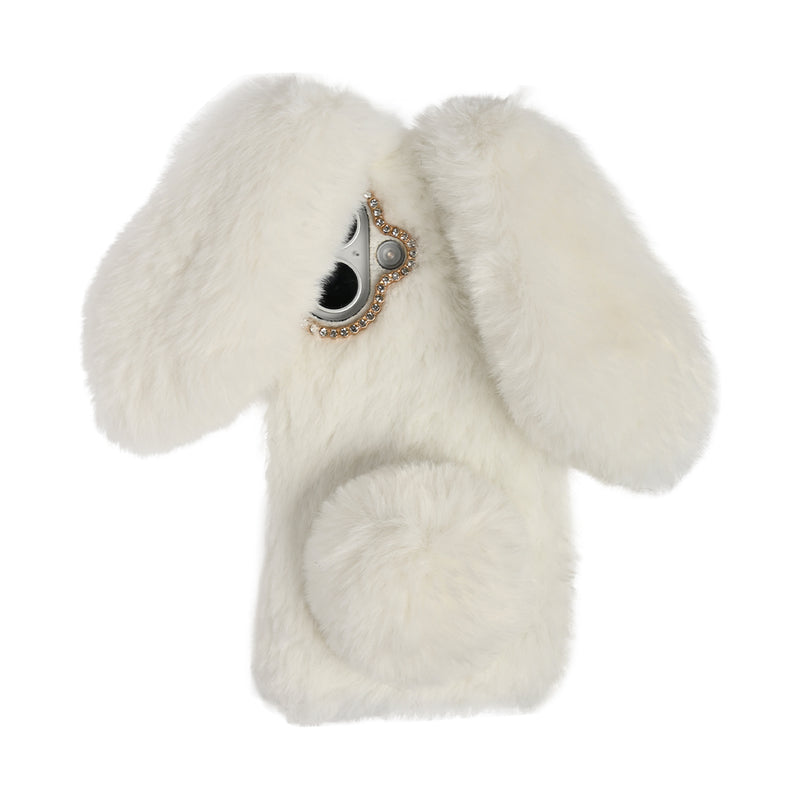 [iPhone 16/15/14/13専用]ファースマホケース(ラビット)