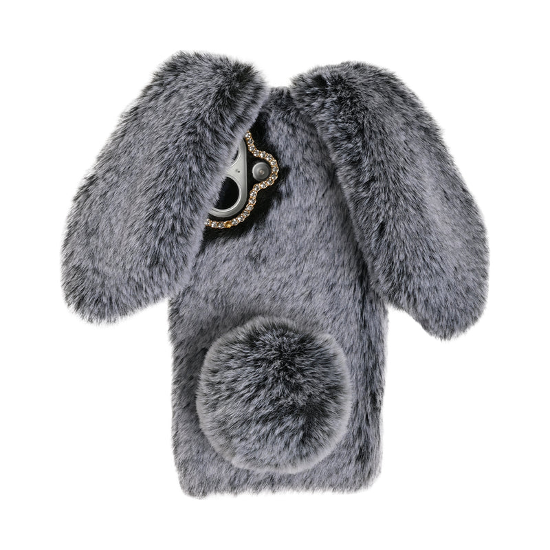 [iPhone 16/15/14/13専用]ファースマホケース(ラビット)