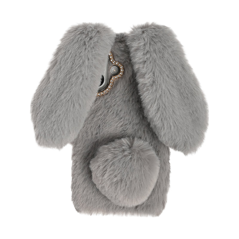 [iPhone 16/15/14/13専用]ファースマホケース(ラビット)