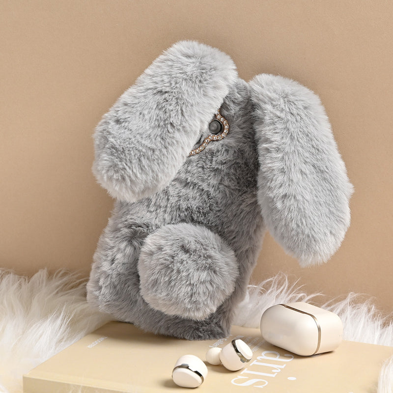 [iPhone 16/15/14/13専用]ファースマホケース(ラビット)