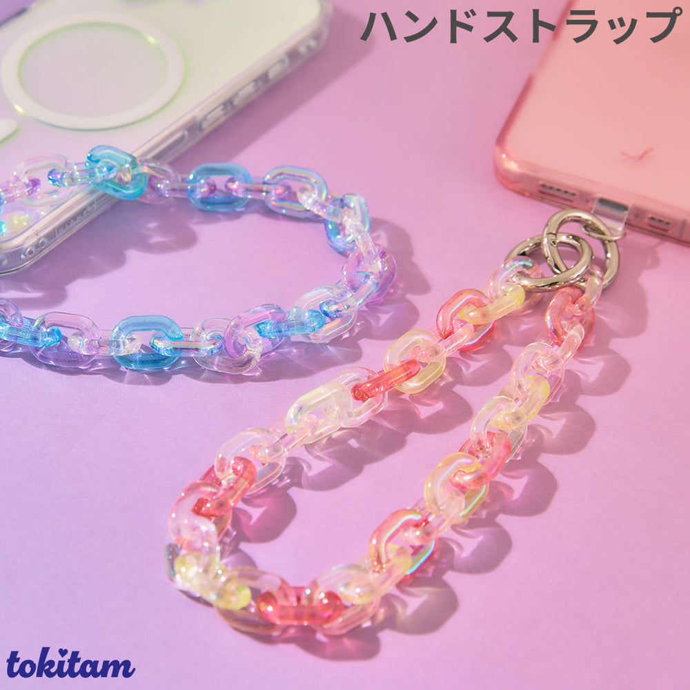 tokitam アクリルチェーンハンドストラップ(オーロラ)