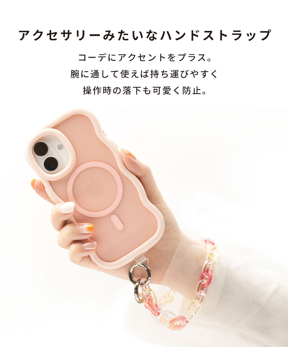 tokitam アクリルチェーンハンドストラップ(オーロラ)