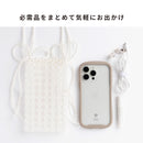 sorureda! ビーズショルダーポーチ(パール/クリア)