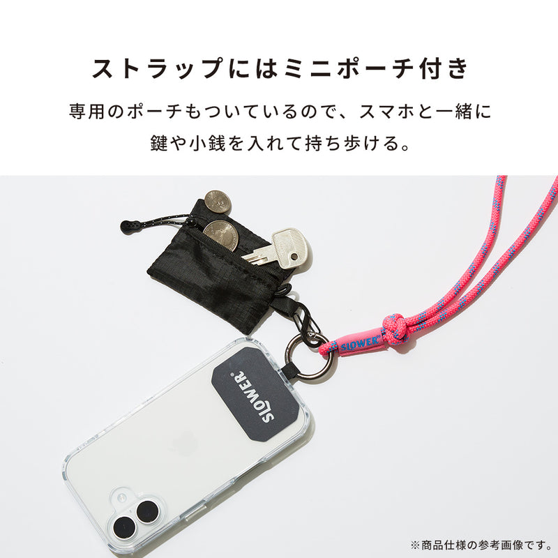 PEBBLE PORCH ポーチ付きハンドストラップ