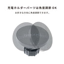 DIVAID マグネット吸着対応 ワイヤレス充電車載ホルダー(ブラック)