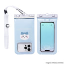 [各種スマートフォン対応]ちいかわ/DIVAID フローティング防水ケース ワイドサイズ ショルダーストラップ(フェイス)