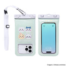 [各種スマートフォン対応]ちいかわ/DIVAID フローティング防水ケース ワイドサイズ ショルダーストラップ(フェイス)