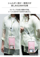 [各種スマートフォン対応]ちいかわ/DIVAID フローティング防水ケース ワイドサイズ ショルダーストラップ(フェイス)