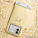 [各種スマートフォン対応]ちいかわ/DIVAID フローティング防水ケース ワイドサイズ ショルダーストラップ(フェイス)