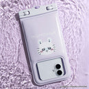 [各種スマートフォン対応]ちいかわ/DIVAID フローティング防水ケース ワイドサイズ ショルダーストラップ(フェイス)