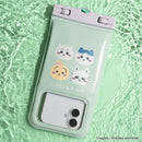 [各種スマートフォン対応]ちいかわ/DIVAID フローティング防水ケース ワイドサイズ ショルダーストラップ(フェイス)