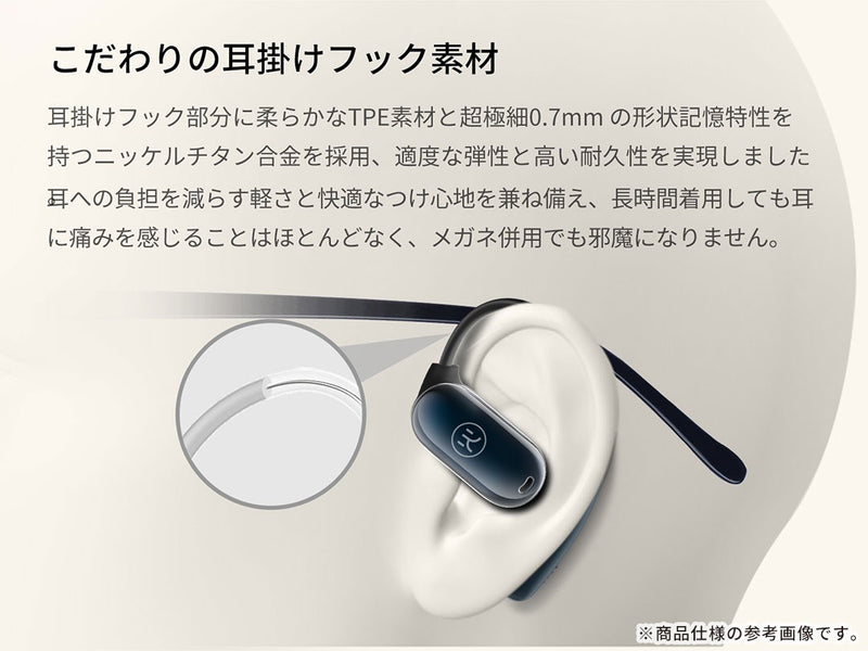 KING LUCKY Bluetooth5.3対応 オープンイヤー 完全ワイヤレスイヤホン i31pro Max