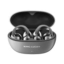 KING LUCKY Bluetooth5.4対応 オープンイヤー 完全ワイヤレスイヤホン i239