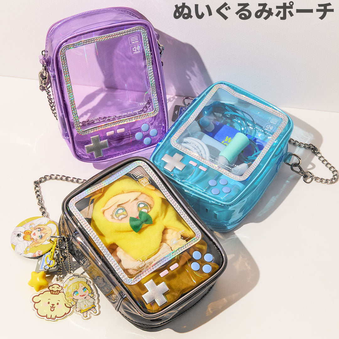 Osel 携帯ゲーム型 ぬいぐるみポーチ