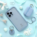 iFace Reflection 強化ガラス 透明 iphone クリアケース ペールブルー