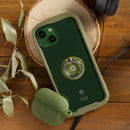 iFace Reflection 強化ガラス 透明 iphone クリアケース カーキ