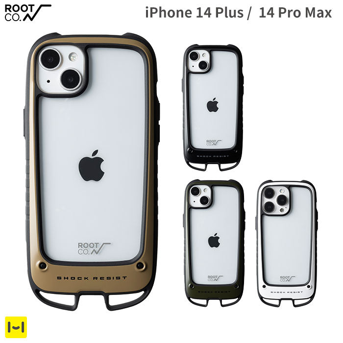 【iPhone 14 Plus/14 Pro Max専用】ROOT CO. GRAVITY Shock Resist Case +Hold.