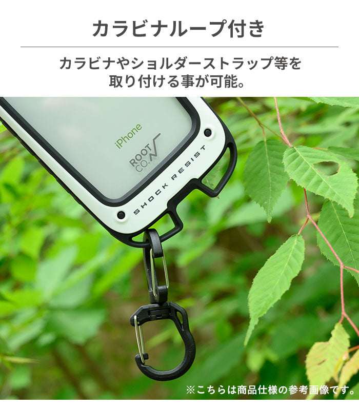 [iPhone 15/15 Pro専用]ROOT CO. GRAVITY Shock Resist Case +Hold.