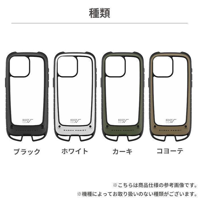 [iPhone 15 Plus/15 Pro Max専用]ROOT CO. GRAVITY Shock Resist Case +Hold.