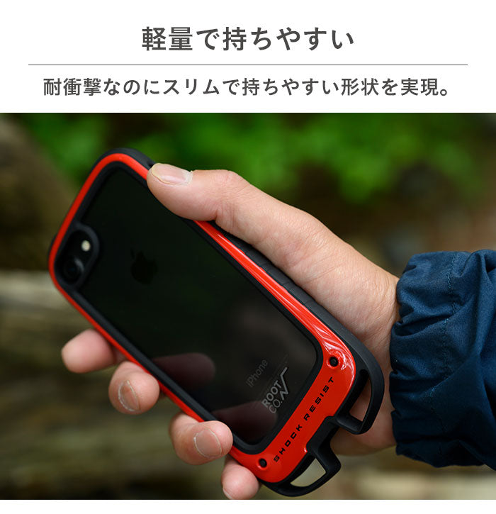 [iPhone 14/14 Pro/13 mini/13 Pro/12 mini/8/7/SE(第2/第3世代)専用]ROOT CO. Gravity Shock Resist Case +Hold.｜スマホケース・スマホカバー・iPhoneケース通販のHamee