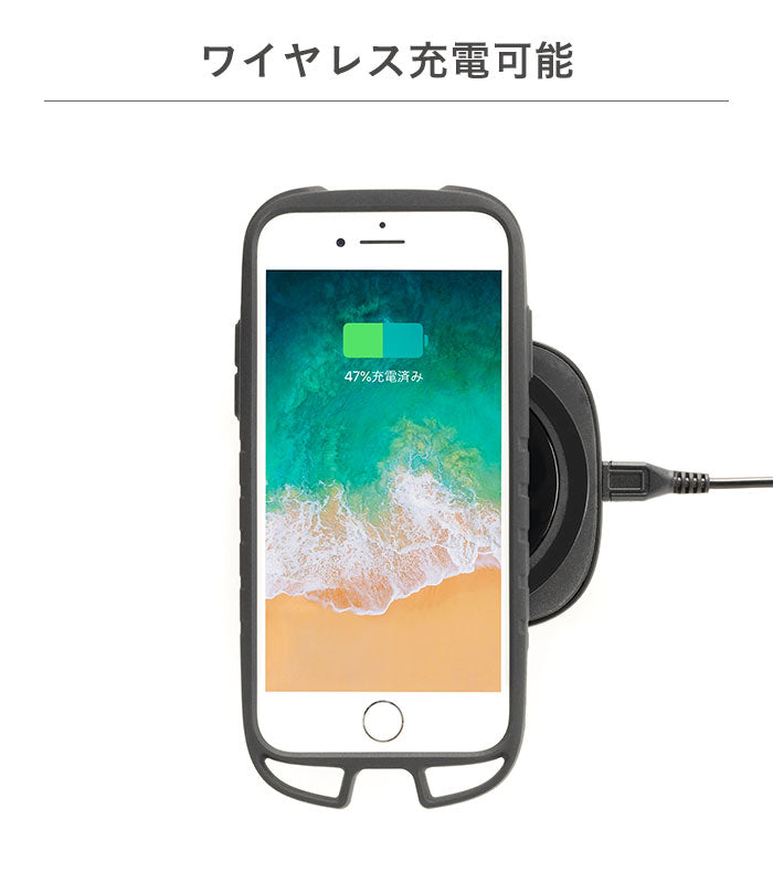 [iPhone 14/14 Pro/13 mini/13 Pro/12 mini/8/7/SE(第2/第3世代)専用]ROOT CO. Gravity Shock Resist Case +Hold.｜スマホケース・スマホカバー・iPhoneケース通販のHamee