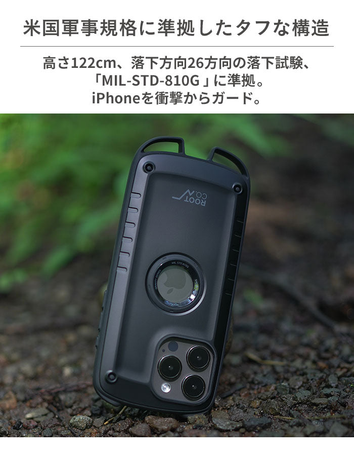 [iPhone 15 Pro Max専用]ROOT CO. GRAVITY Shock Resist Case Rugged.