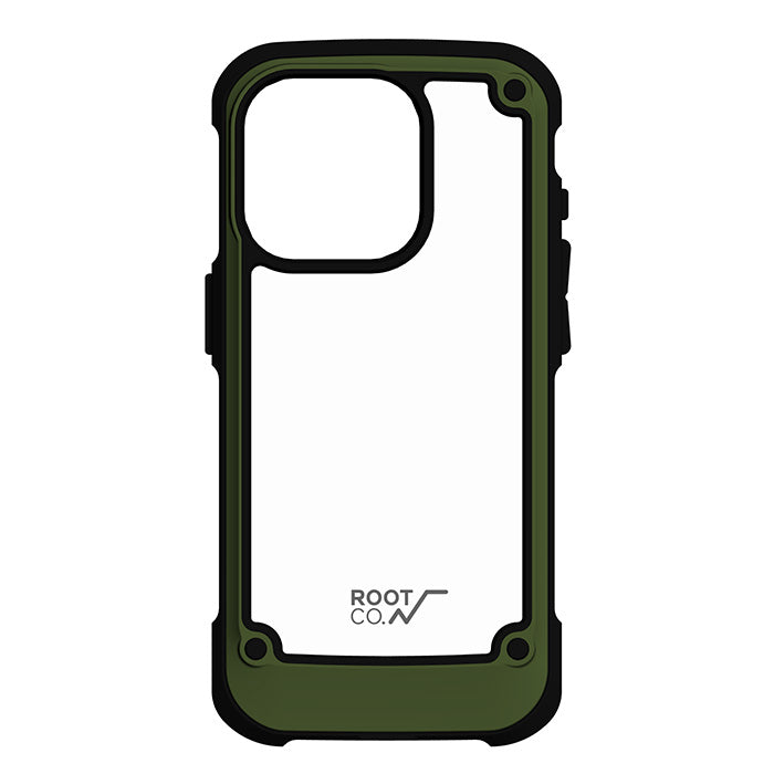ROOT CO. ルートコー iPhone15Pro用ケース　カーキとブラック ROOT CO. ルートコー iPhone15Pro用ケース カーキとブラック ROOT CO