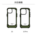 [iPhone 15/15 Pro専用]ROOT CO. GRAVITY Shock Resist Tough & Basic Case.