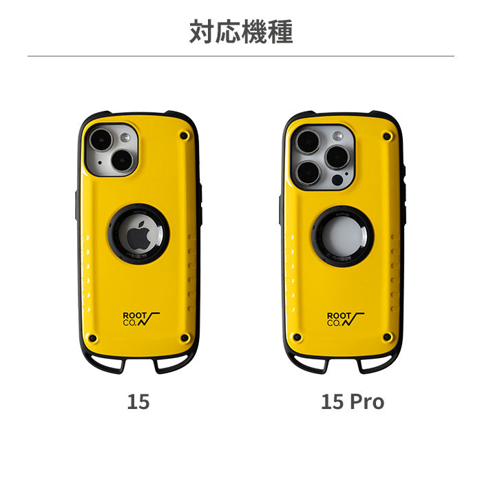 [iPhone 15 /15 Pro専用]ROOT CO. GRAVITY Shock Resist Case Rugged.