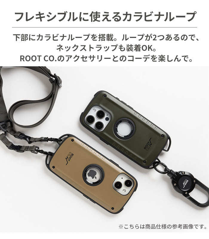 [iPhone 15 /15 Pro専用]ROOT CO. GRAVITY Shock Resist Case Rugged.