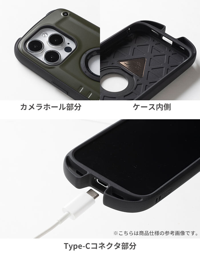 [iPhone 15 /15 Pro専用]ROOT CO. GRAVITY Shock Resist Case Rugged.