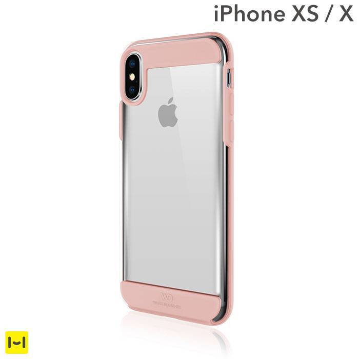 [iPhone XS/X専用]WHITE DIAMONDS Innocence Case iPhoneケース Clear(Rose Gold)
