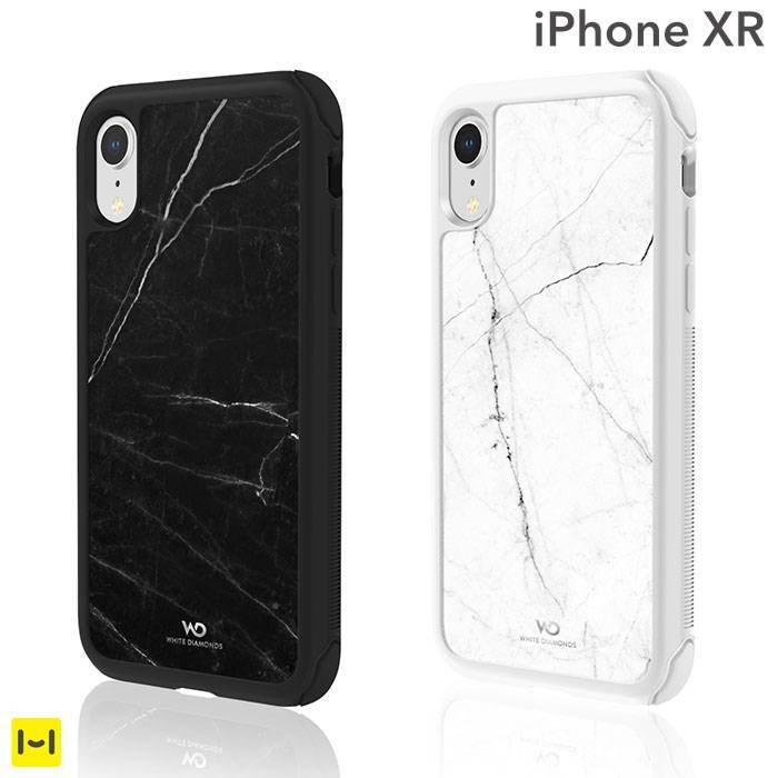 [iPhone XR専用]WHITE DIAMONDS Tough Marble Case iPhoneケース