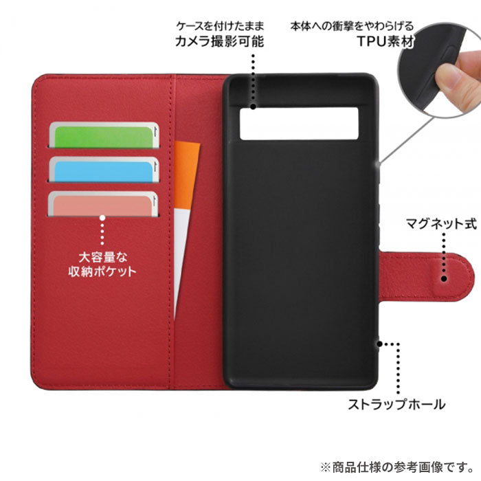 [Google Pixel 7a専用]ray-out レイ・アウト 手帳型ケース シンプル マグネット