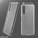 [Xperia 10 V専用]]ray-out レイ・アウト ディズニー TPUソフトケース(キラキラ/ミッキー)