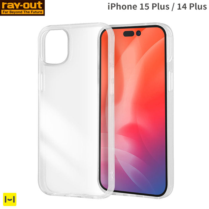 [iPhone 15 Plus/14 Plus専用]ray-out レイ・アウト TPUソフトケース ウルトラクリア(クリア)