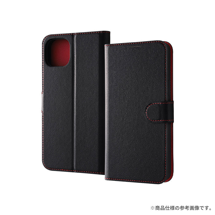 [iPhone 15 Plus専用]ray-out レイ・アウト 手帳型ケース シンプル マグネット