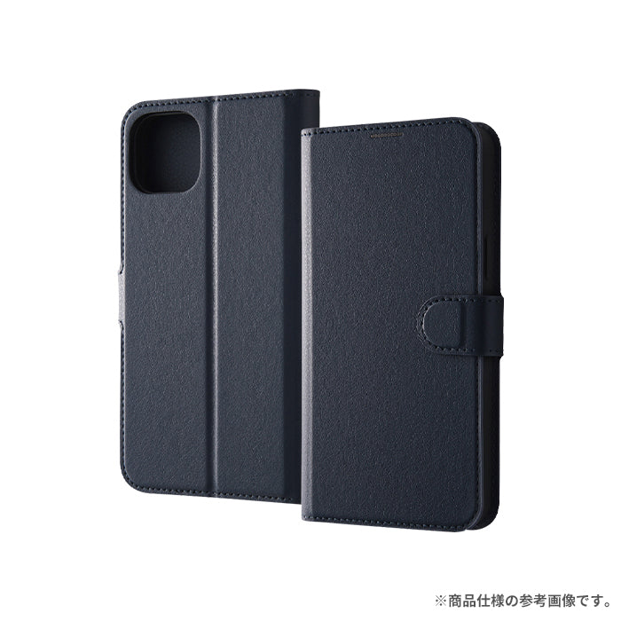 [iPhone 15 Plus専用]ray-out レイ・アウト 手帳型ケース シンプル マグネット
