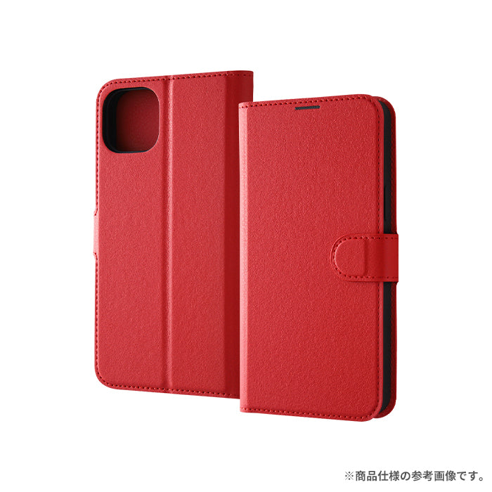 [iPhone 15 Plus専用]ray-out レイ・アウト 手帳型ケース シンプル マグネット