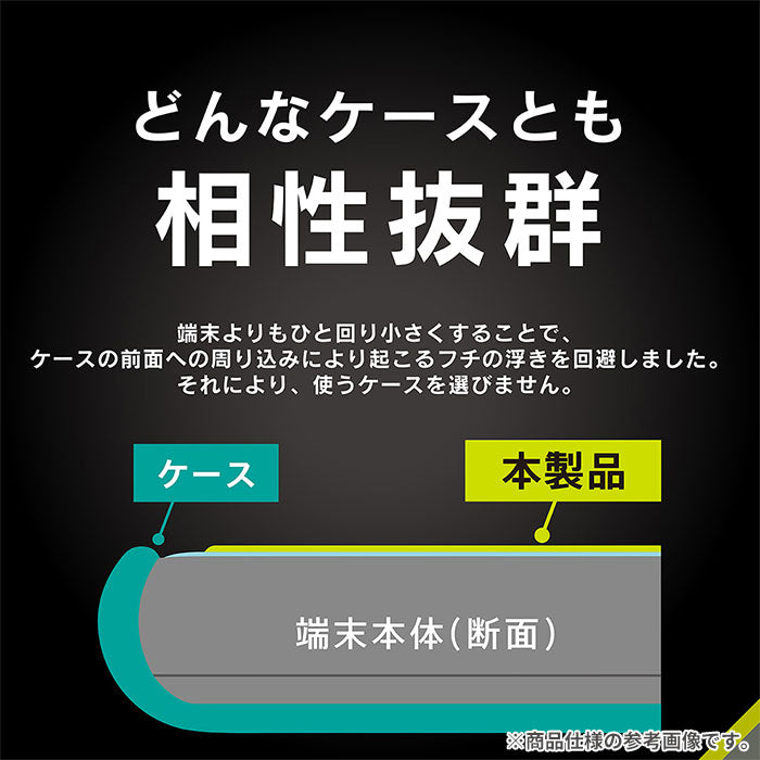 [Google Pixel 7a専用]Simplism シンプリズム ケースとの相性抜群 ブルーライト低減 画面保護強化ガラス(光沢)