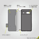 [Google Pixel 7a専用]Simplism シンプリズム [FlipNote] 耐衝撃フリップノートケース