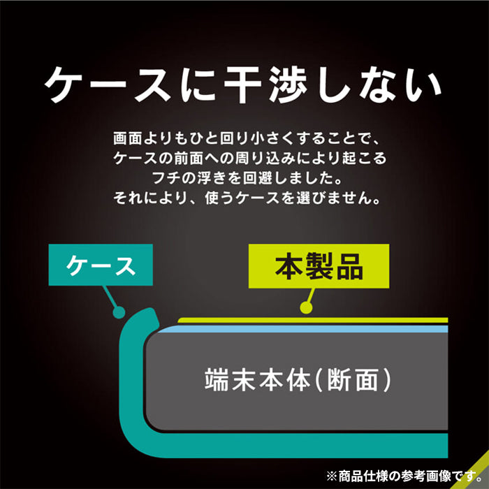 [iPhone 15/15 Pro/14 Pro専用]Simplism シンプリズム ケースとの相性抜群 画面保護強化ガラス(反射防止)