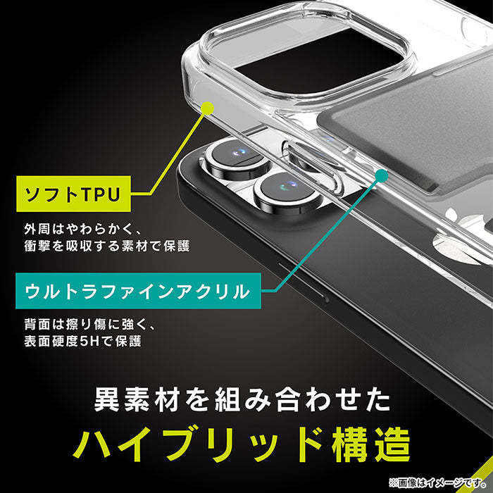 iPhone 15 Pro専用]Simplism シンプリズム [Turtle Pocket]背面カード