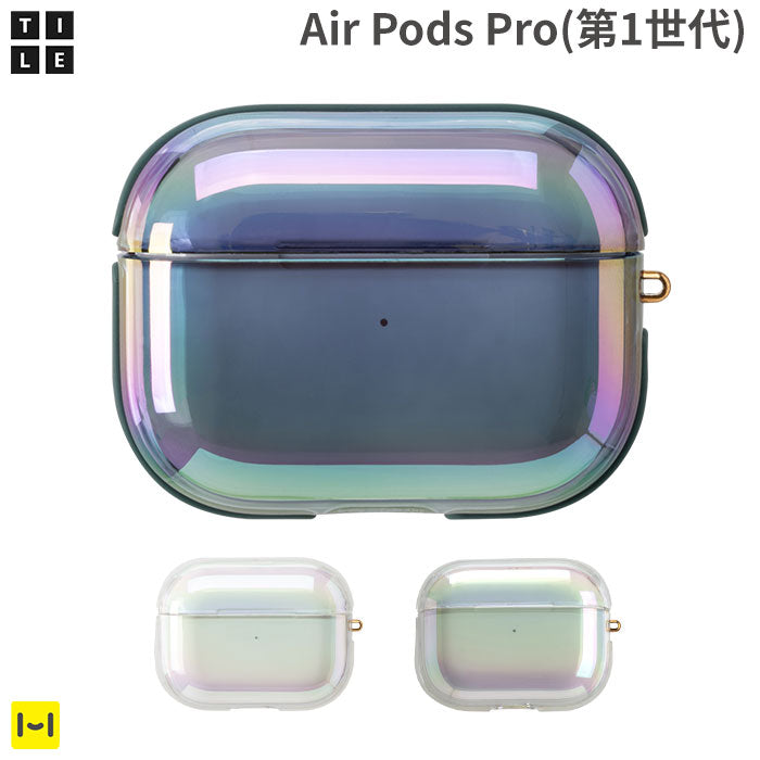 AirPods Pro(第1世代)専用]EYLE AirPods Proケース TILE AURORA OVAL