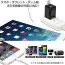 [各種スマートフォン対応]USB充電器cubeタイプ224(ブラック)【スマホ】｜スマホケース・スマホカバー・iPhoneケース通販のHamee