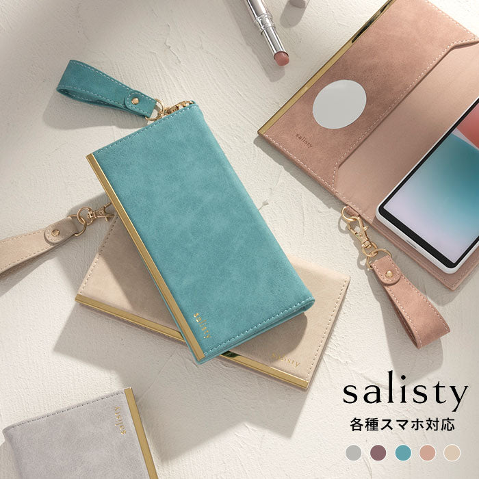 salisty(サリスティ)スエードスタイルダイアリーケースマルチタイプ