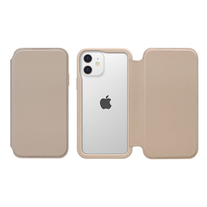 Premium Style ガラスフリップ iPhoneケース【カード収納 耐衝撃 