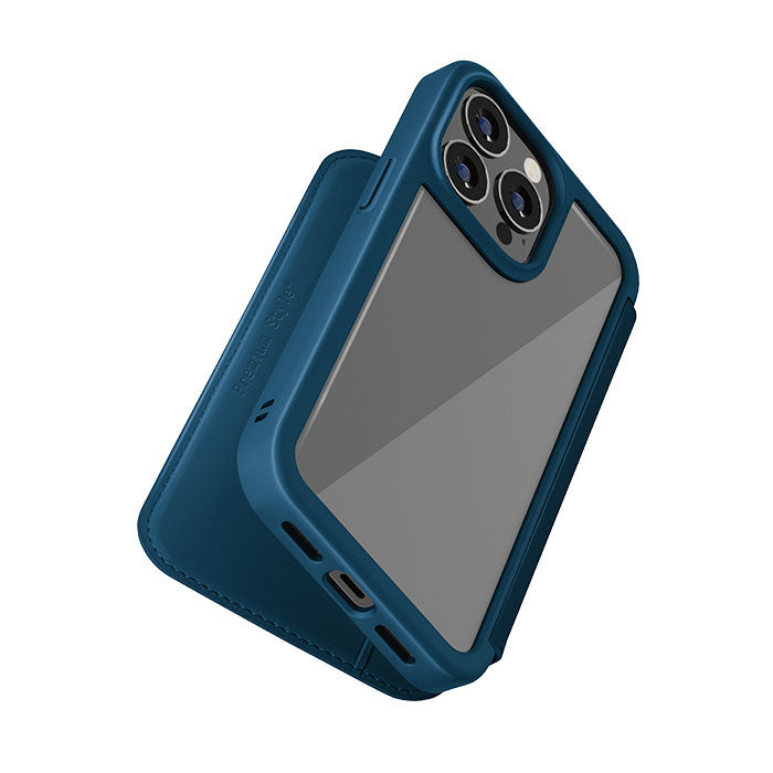 iPhone 14 Pro専用]Premium Style ガラスフリップケース