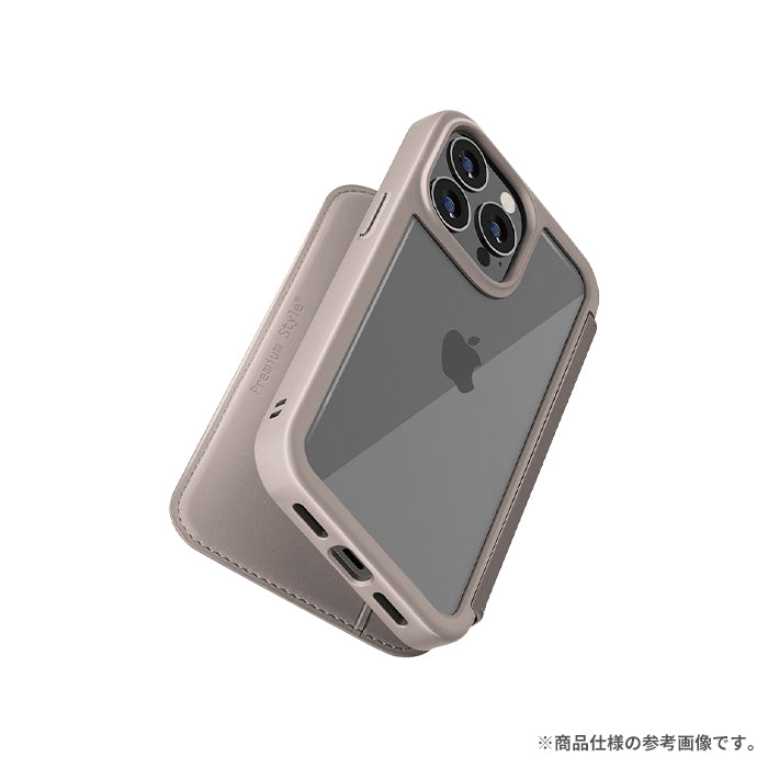 [iPhone 15/15 Pro専用]Premium Style ガラスフリップケース｜スマホケース・スマホカバー・iPhoneケース通販のHamee